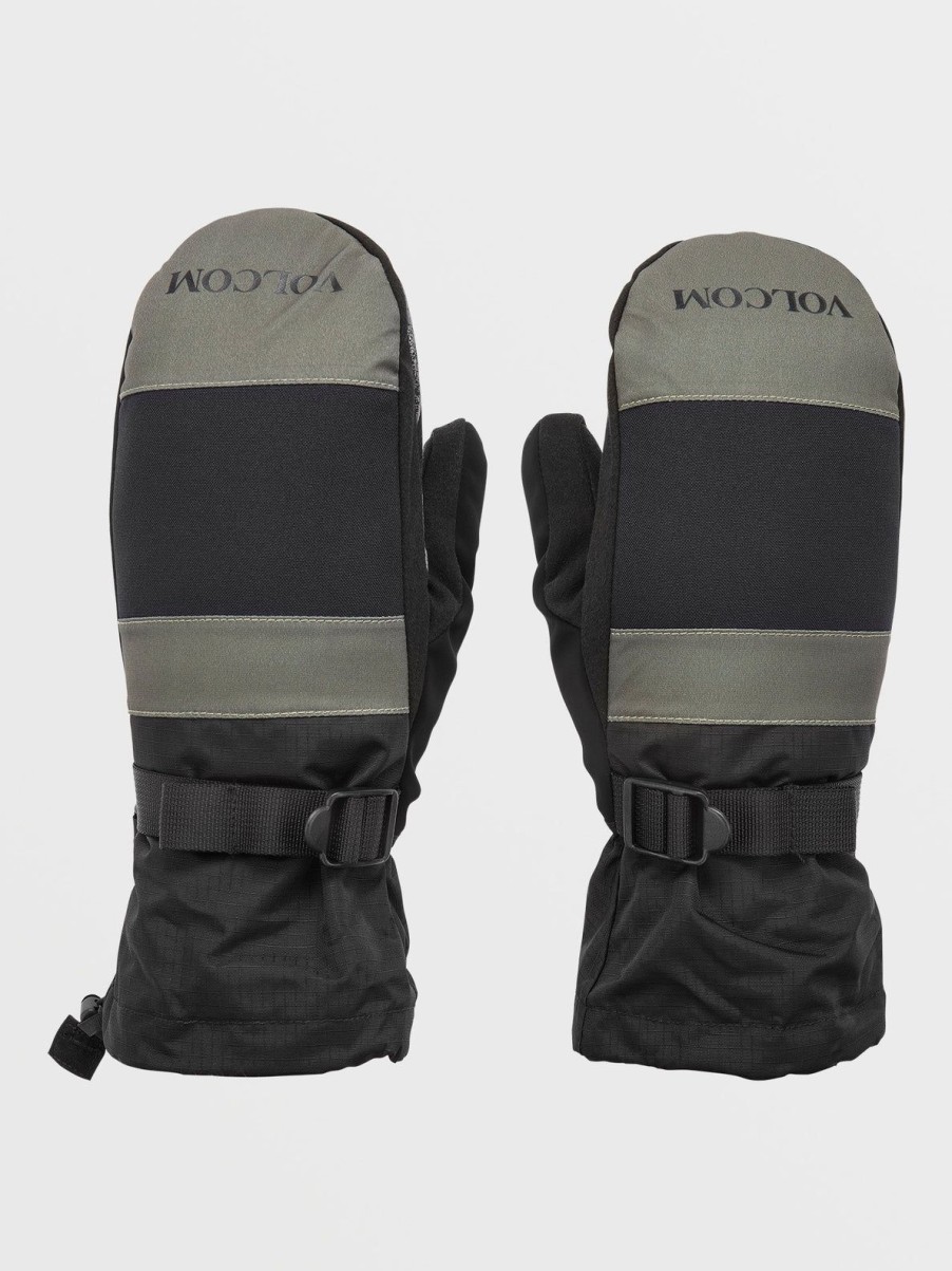 Men Volcom Gloves & Mitts | Mens Millicent Mitts Light Military