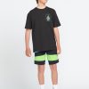 Boys Volcom T-Shirts & Tanks | Big Boys Stone Breakage Short Sleeve Tee Black