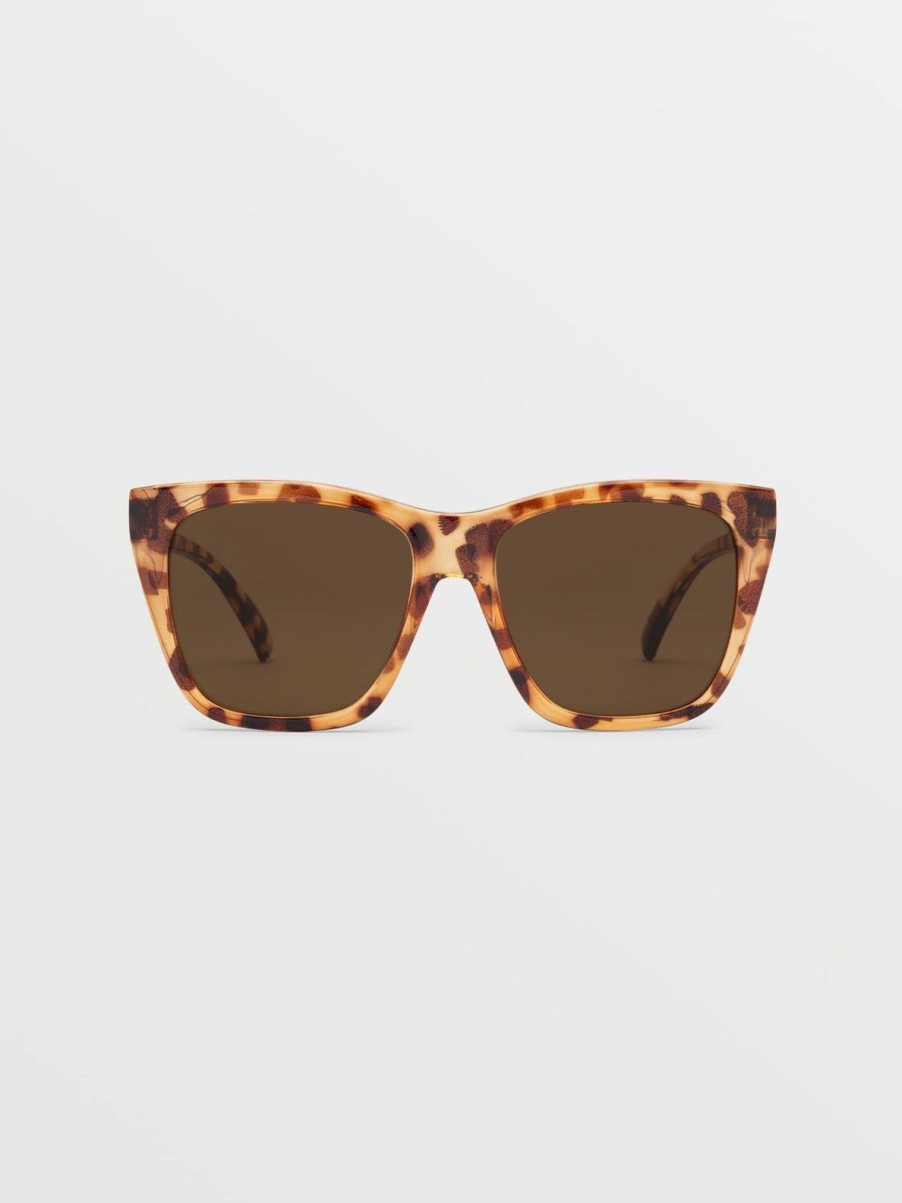 Men Volcom Sunglasses | Looky Lou Sunglasses/Bronze Polka Tort