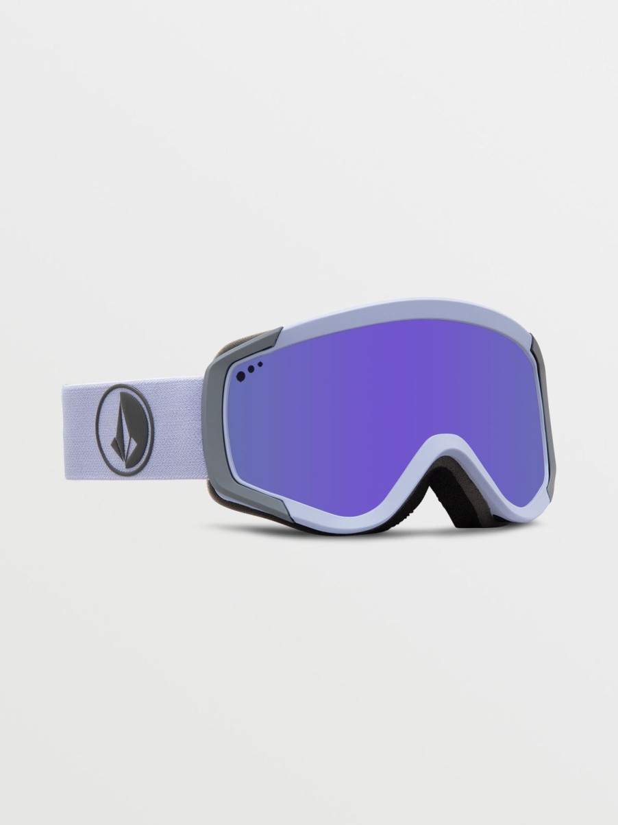 Kids Volcom Accessories | Attunga Youth Goggle - Lilac/Storm/Chrome+Bl Purple