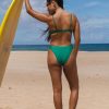 Women Volcom Bikinis | Simply Seamless Skimpy Bikini Bottom Emerald Green