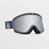 Women Volcom Accessories | Footprints Goggle - Cloudwash Camo/Chrome+Bl Silver