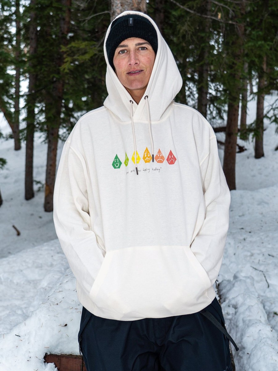 Women Volcom Hoodies & Sweatshirts | Melancon Hoodie Moonbeam