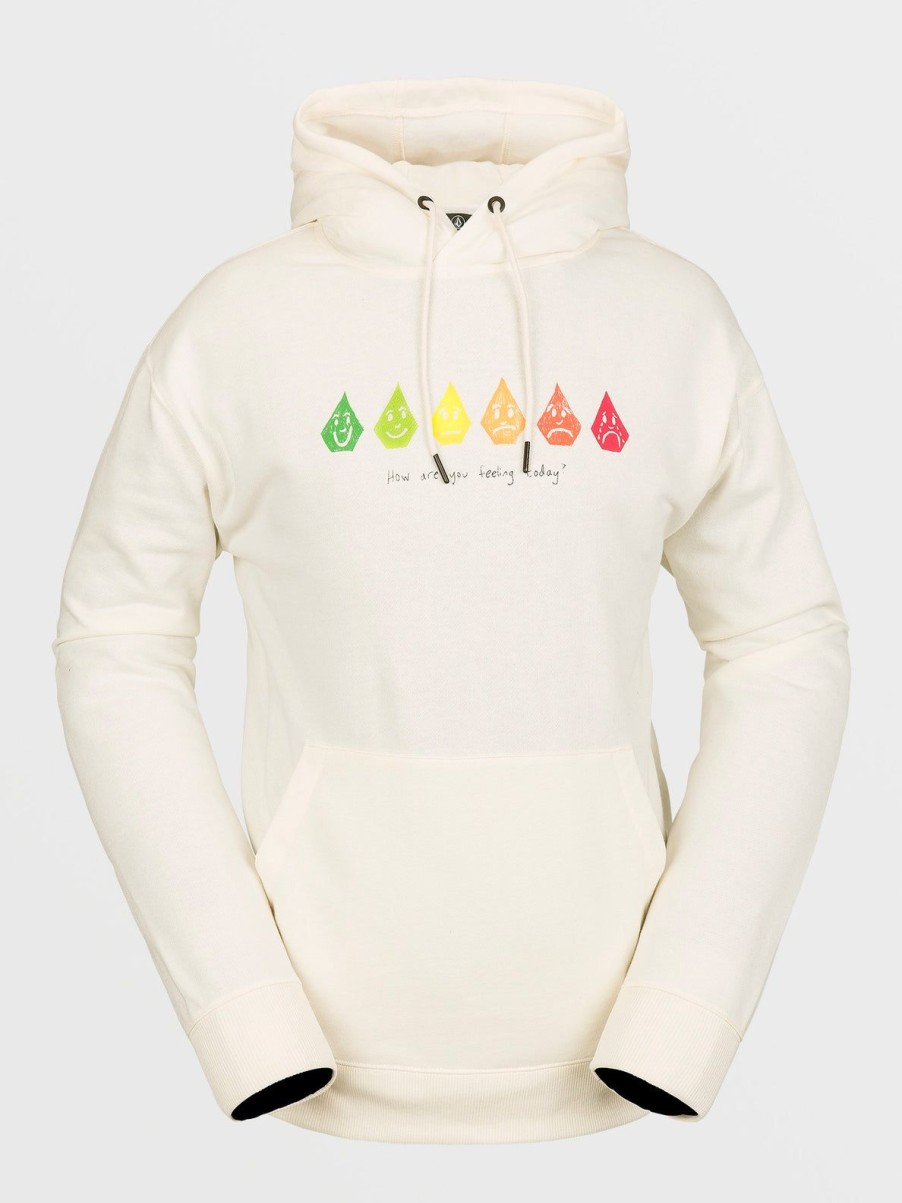 Women Volcom Hoodies & Sweatshirts | Melancon Hoodie Moonbeam