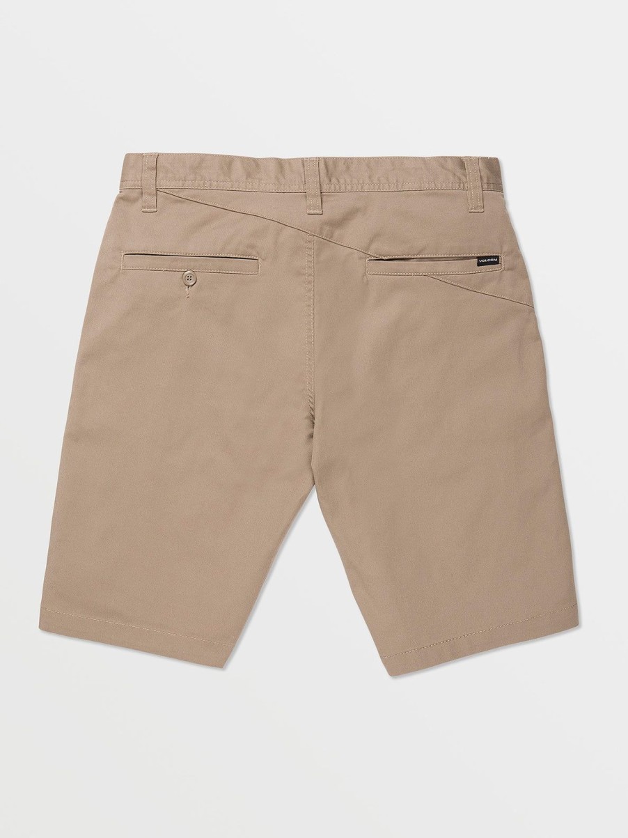 Men Volcom Golf | Frickin Modern Stretch Chino Shorts Khaki