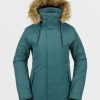 Women Volcom Jackets | Womens Fawn Insulated Jacket Balsam