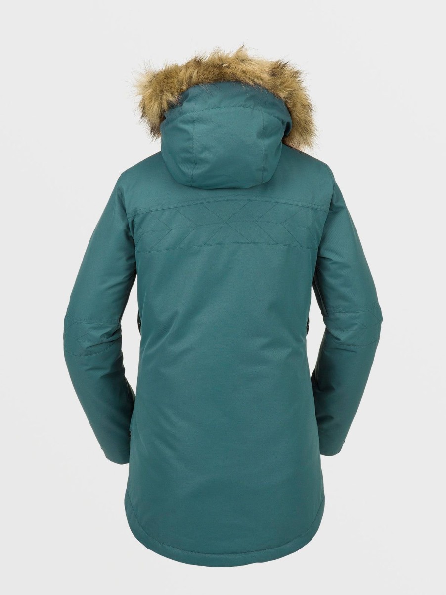 Women Volcom Jackets | Womens Fawn Insulated Jacket Balsam