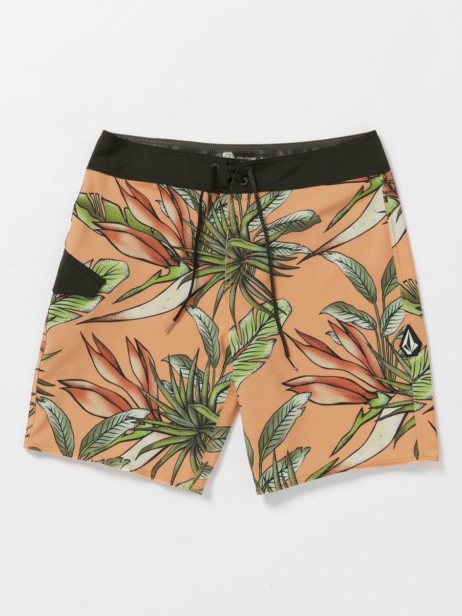 Men Volcom Boardshorts & Trunks | Indo Spray Mod-Tech Boardshorts Sanddune