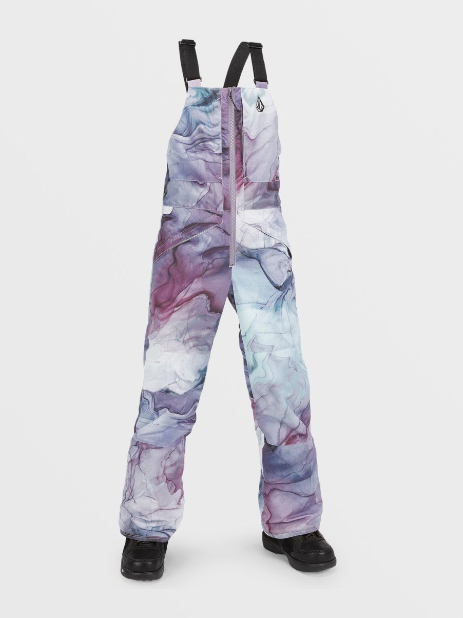 Kids Volcom Pants | Kids Barkley Insulated Bib Overalls Glacier Ink