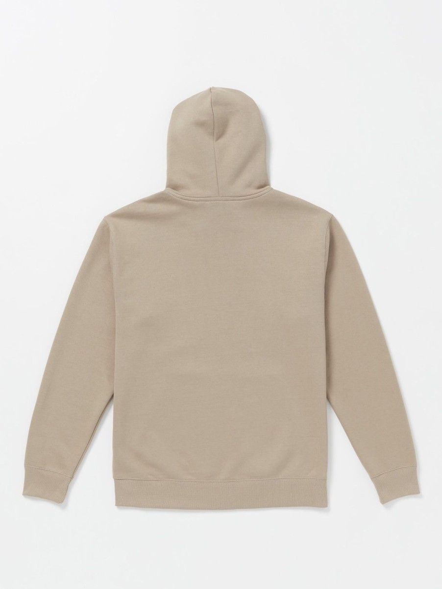 Men Volcom Hoodies & Sweatshirts | Single Stone Zip Hoodie Khaki