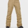 Women Volcom Pants | Womens Knox Ins Gore-Tex Pants Dark Khaki