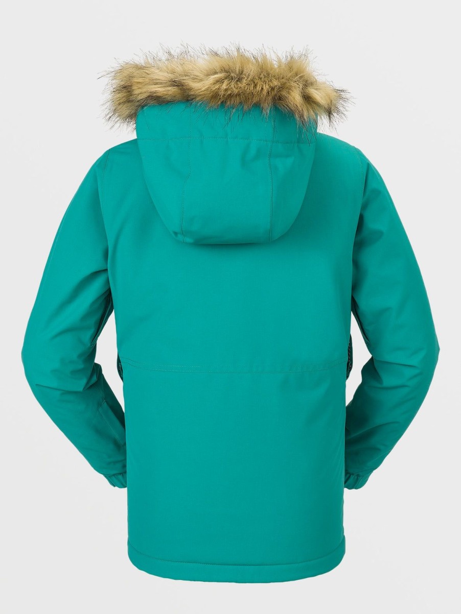 Kids Volcom Jackets | Kids So Minty Insulated Jacket Vibrant Green