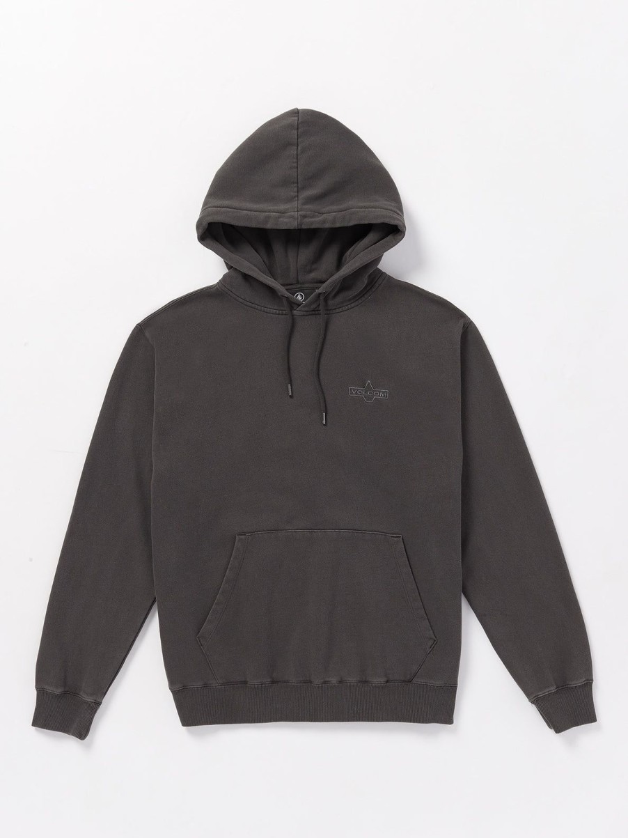 Men Volcom Hoodies & Sweatshirts | Lifer Hoodie Asphalt Black