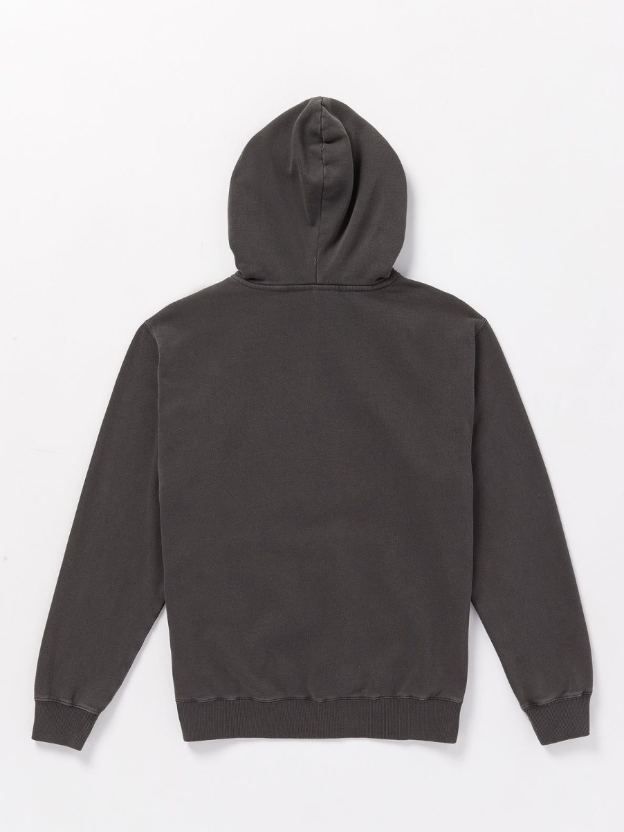 Men Volcom Hoodies & Sweatshirts | Lifer Hoodie Asphalt Black