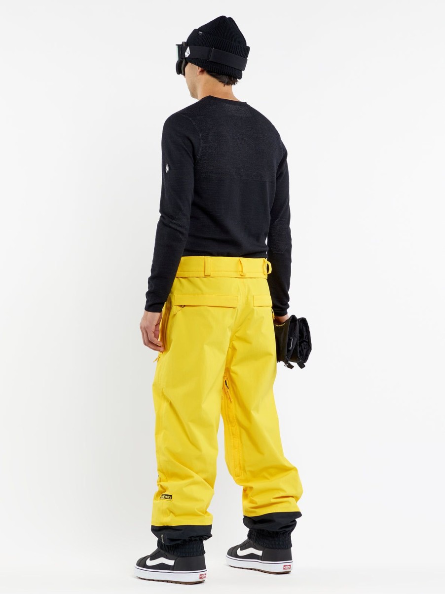 Men Volcom Pants | Mens Longo Gore-Tex Pants Bright Yellow