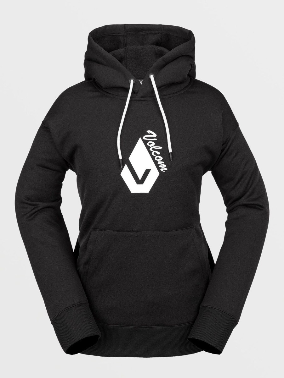 Women Volcom Hoodies & Sweatshirts | Womens Core Hydro Hoodie Black