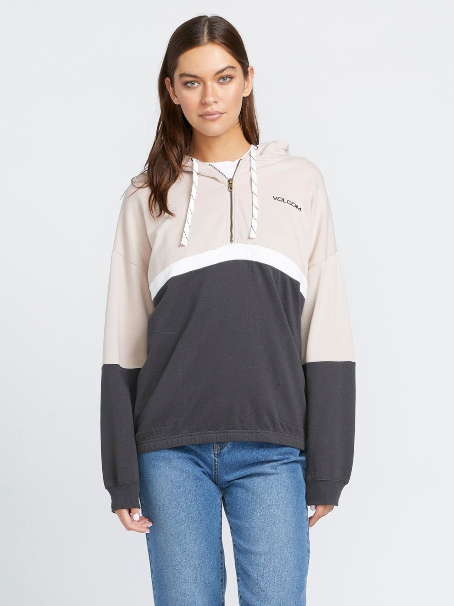 Women Volcom Hoodies & Sweatshirts | Earth Tripper Hoodie Mushroom