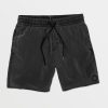 Men Volcom Boardshorts & Trunks | Center Trunks Black