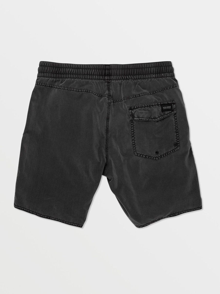 Men Volcom Boardshorts & Trunks | Center Trunks Black