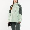 Women Volcom Jackets | Womens V.Co Aris Gore-Tex Jacket Sage Frost