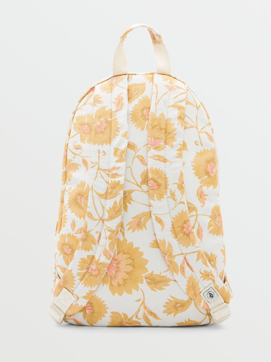 Girls Volcom | Schoolyard Canvas Backpack Dust Gold