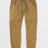 Men Volcom Hiking | Frickin Slim Joggers Dark Khaki