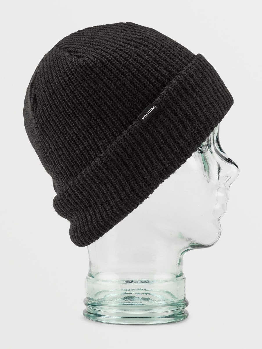 Women Volcom Hats & Beanies | Sweep Lined Beanie Black