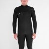 Men Volcom Wetsuits | Mens Modulator 3/2Mm Long Sleeve Back Zip Fullsuit Black