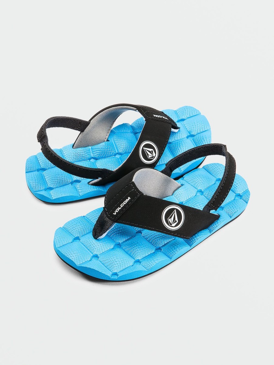 Boys Volcom | Little Boys Recliner Sandals Marina Blue