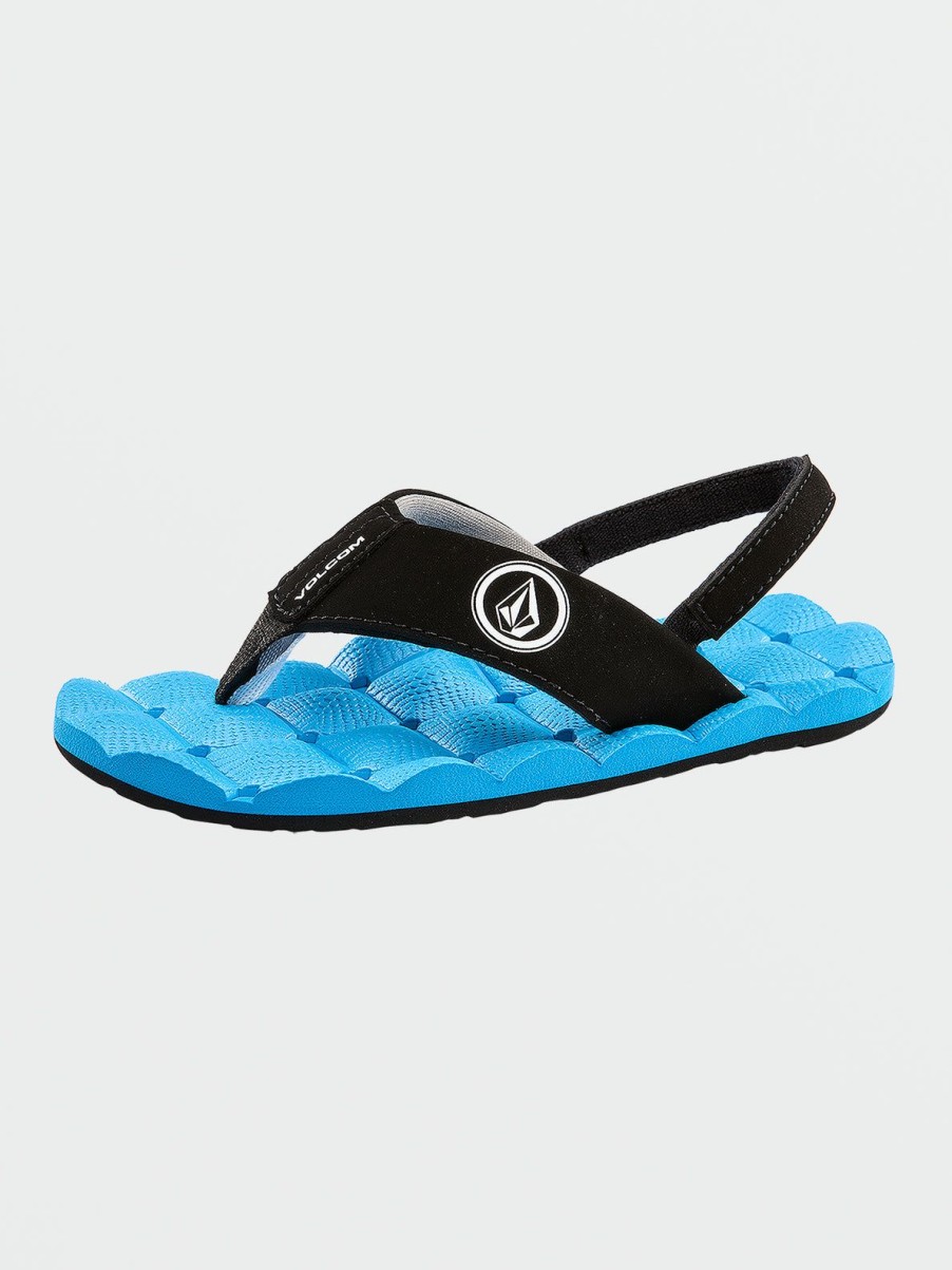 Boys Volcom | Little Boys Recliner Sandals Marina Blue