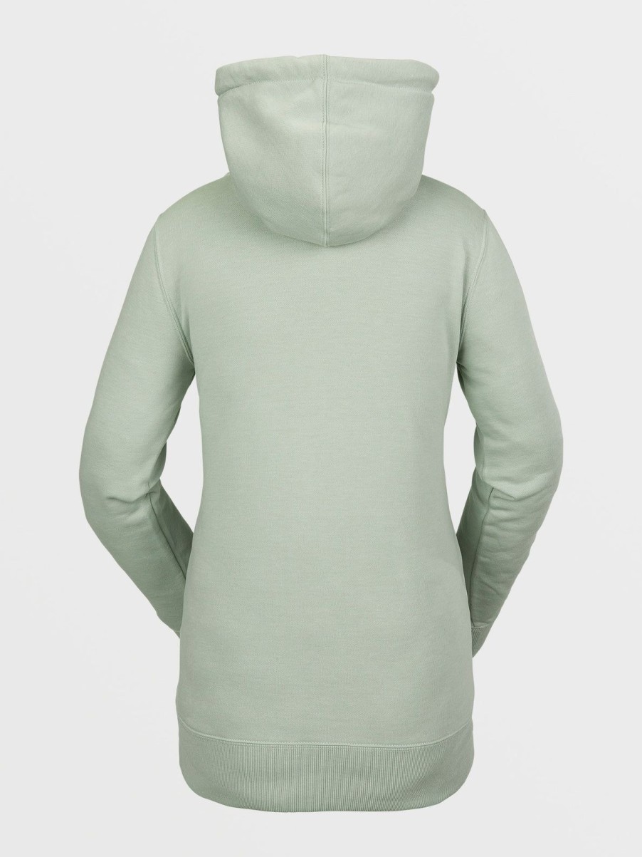 Women Volcom Layering | Womens Tower Pullover Fleece Sage Frost