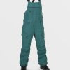 Women Volcom Pants | Womens Creston 3D Stretch Bib Overalls Balsam