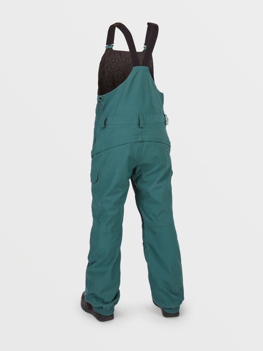 Women Volcom Pants | Womens Creston 3D Stretch Bib Overalls Balsam