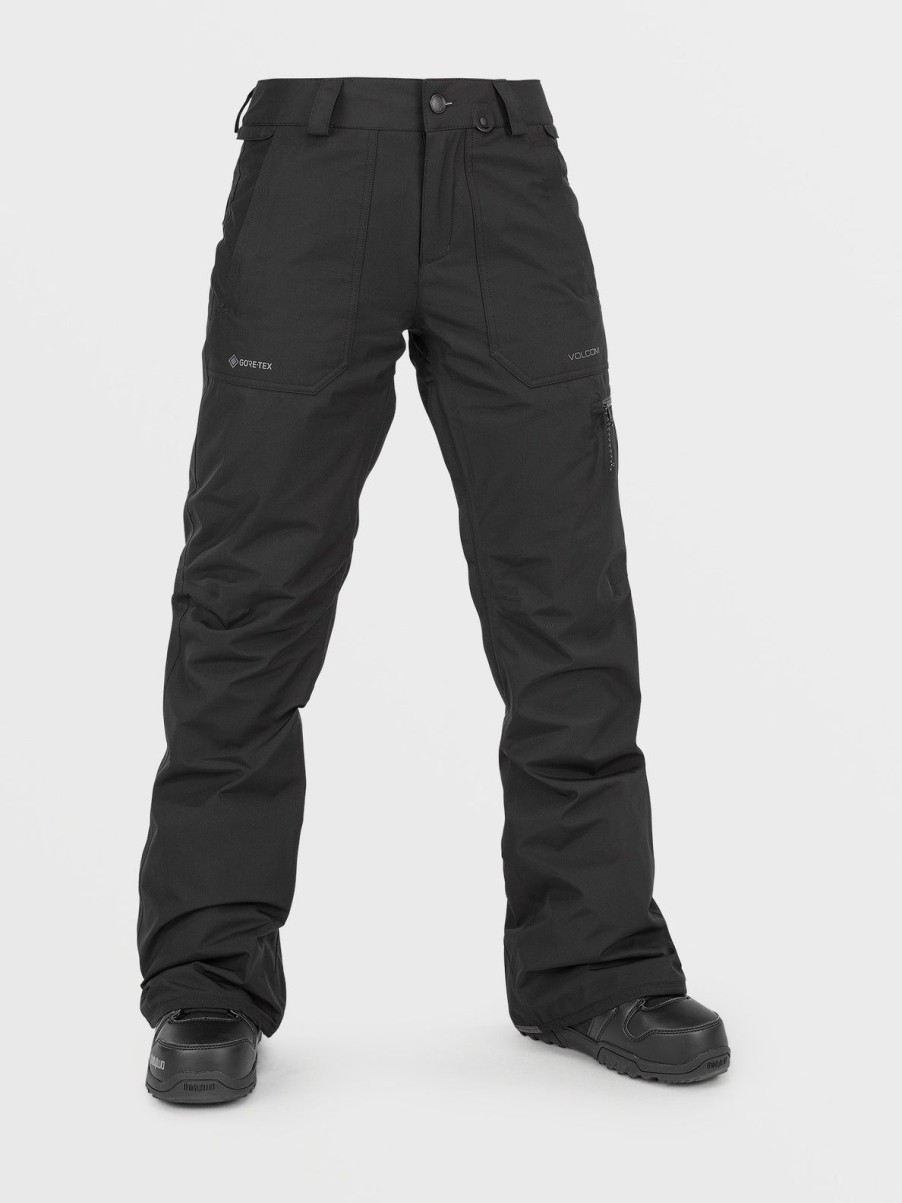 Women Volcom Pants | Womens Knox Insulated Gore-Tex Pants Black