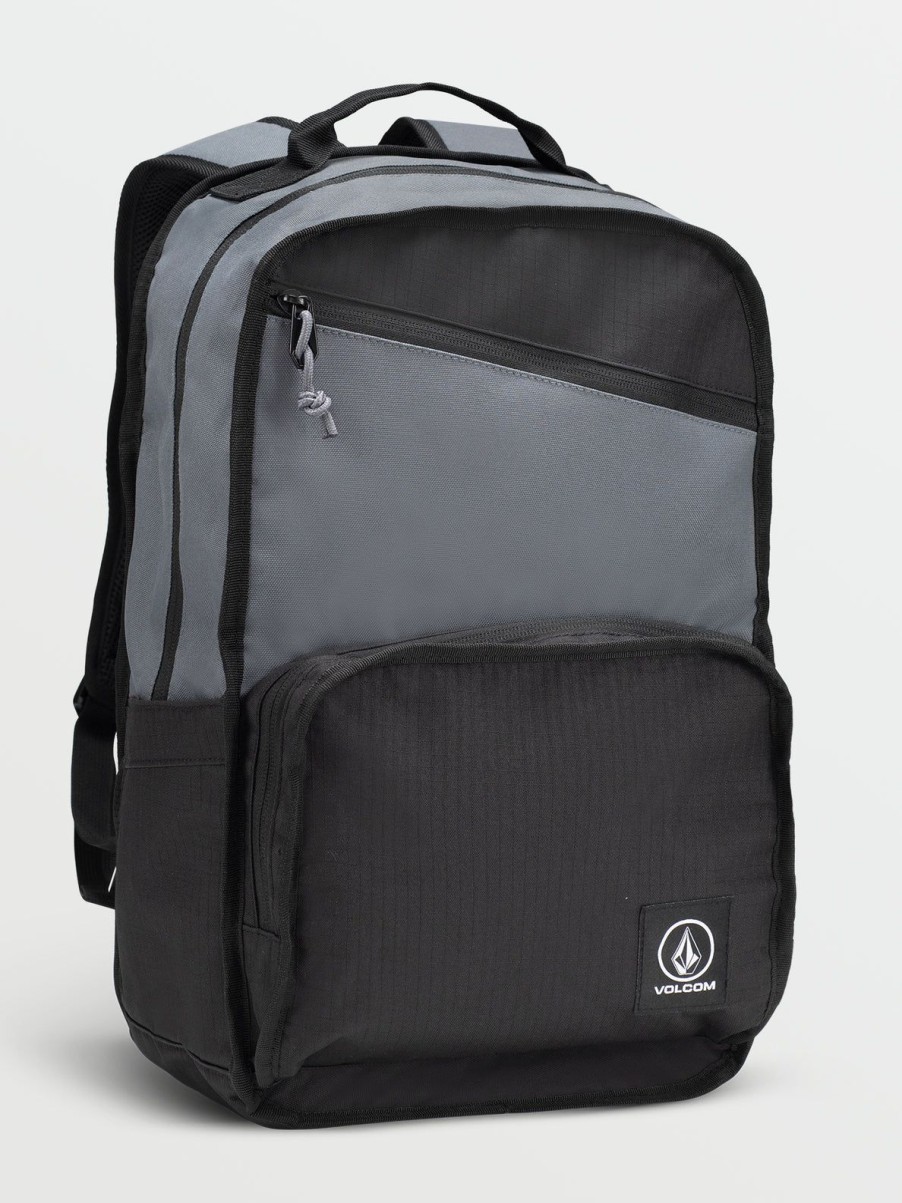 Men Volcom Bags & Backpacks | Hardbound Backpack - Grey Grey/Black