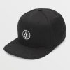 Boys Volcom | Big Boys Quarter Twill Hat Black