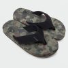 Boys Volcom | Big Boys Victor Sandals Dark Camo