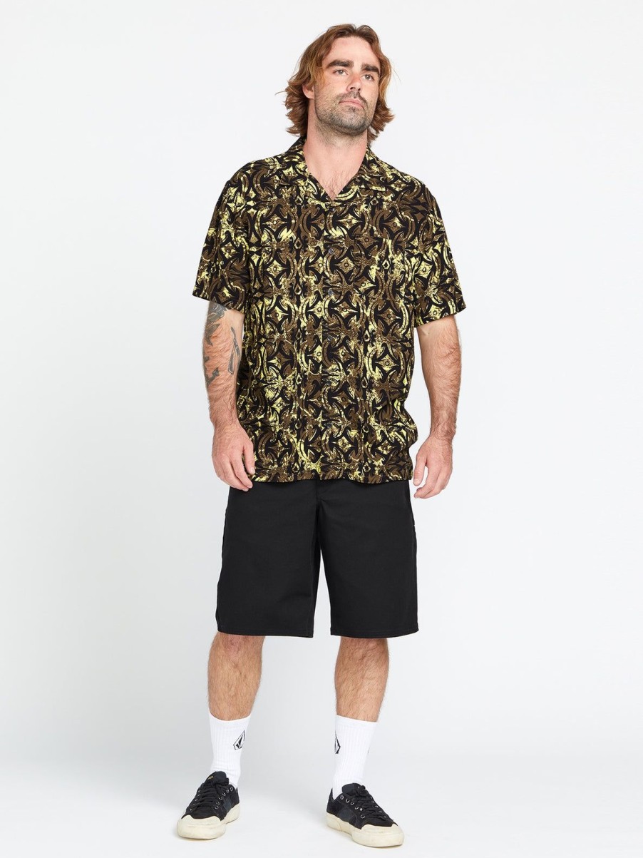 Men Volcom Shorts | Freestone Shorts Black