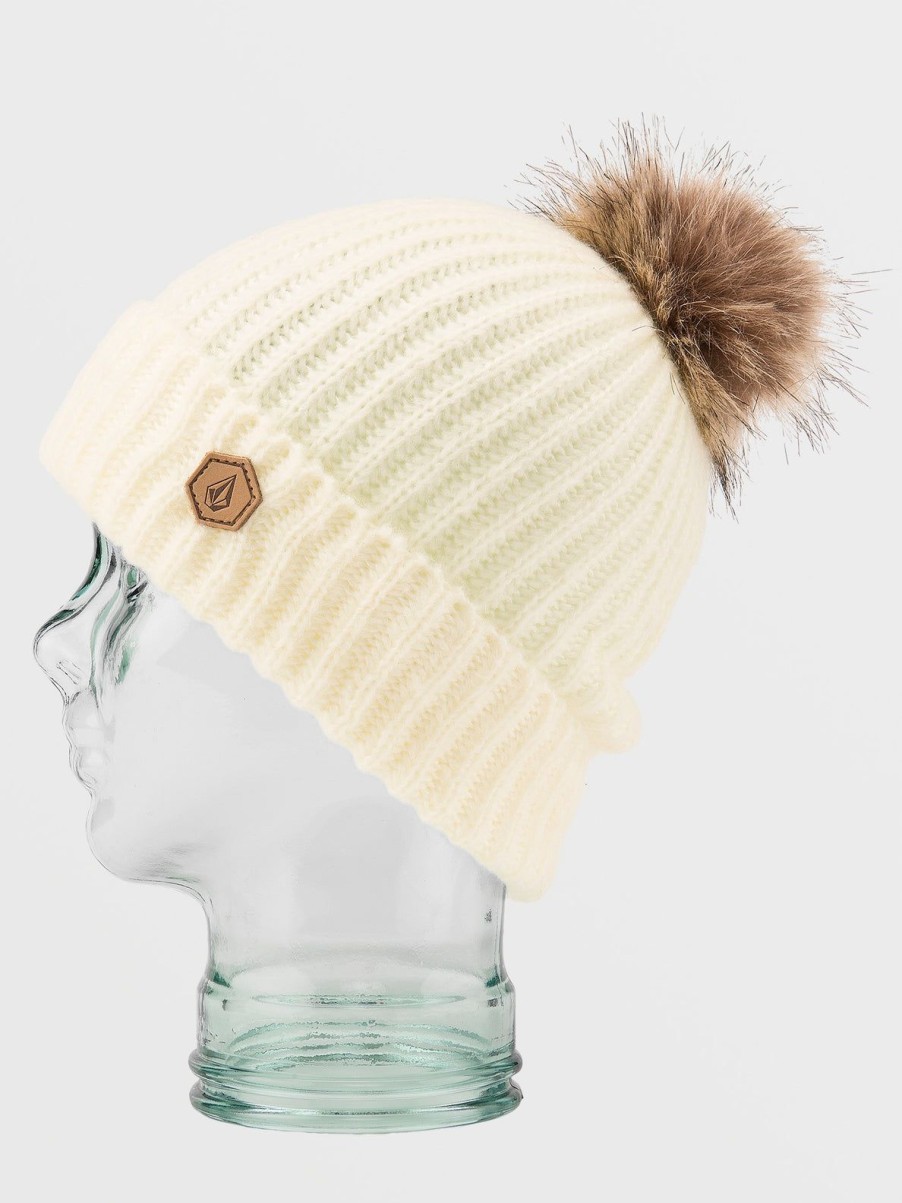 Women Volcom Beanies | Womens V.Co Lyra Beanie Moonbeam