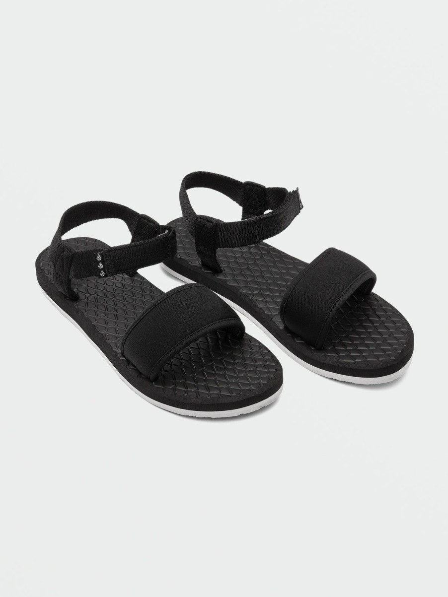 Women Volcom Sandals | Womens V.Co Trail Sandals Black