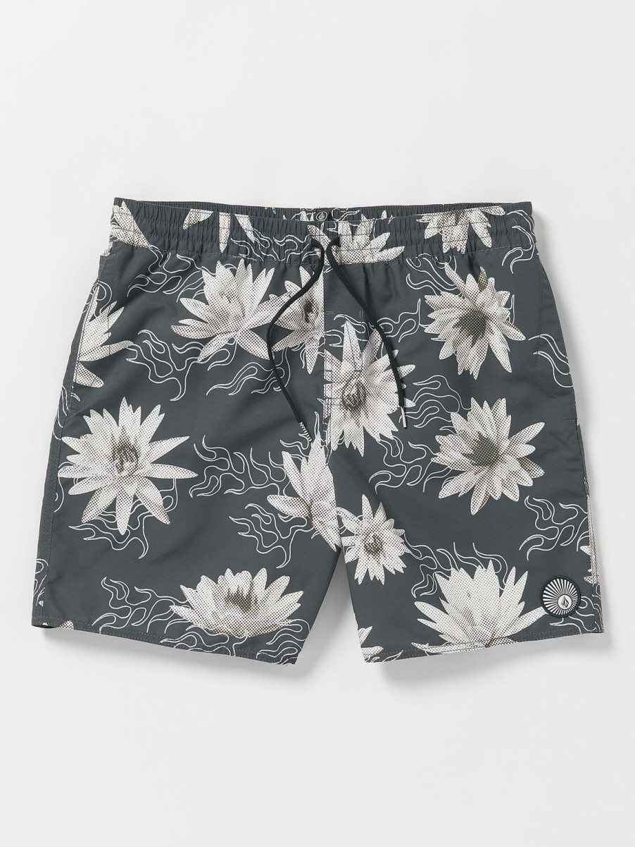 Men Volcom Boardshorts & Trunks | Polys Cracker Trunks Stealth