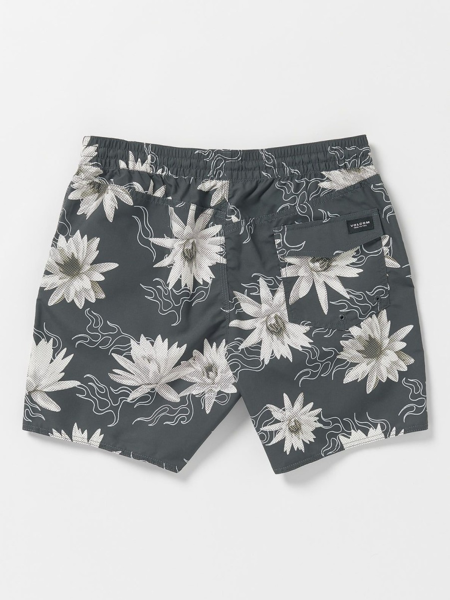 Men Volcom Boardshorts & Trunks | Polys Cracker Trunks Stealth