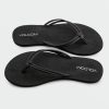 Women Volcom Sandals | Forever And Ever Ii Sandals Black Out