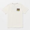 Men Volcom T-Shirts & Tanks | Curbwax Short Sleeve Tee Off White