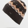 Women Volcom Hats & Beanies | Not Fairisle Beanie Vintage Black