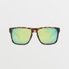 Men Volcom Sunglasses | Trick Sunglasses/Green Polar Matte Tort