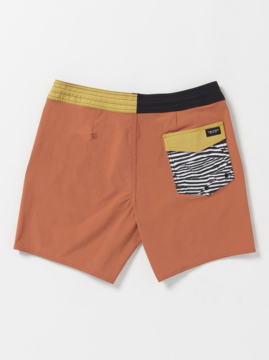 Men Volcom Boardshorts & Trunks | About Time Liberators Boardshorts Rust