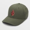 Kids Volcom | Big Boys Full Stone Flexfit Hat Military