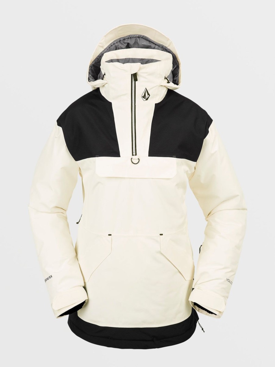 Women Volcom Jackets | Womens Fern Insulated Gore Pullover Moonbeam