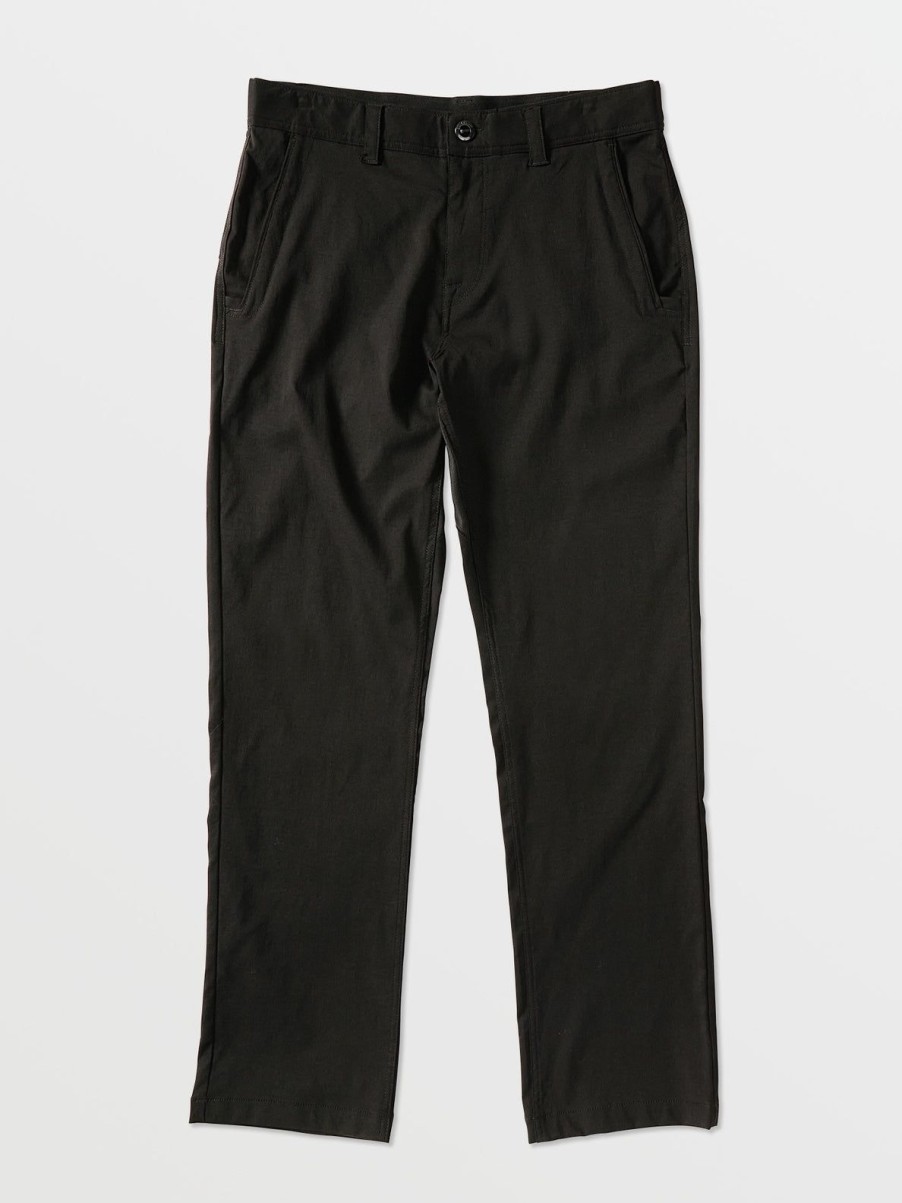 Men Volcom Hiking | Frickin Tech Chino Pants Black